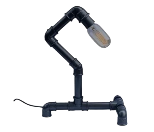 LUMINARIA MESA LED ARTESANAL C/ LAMPADA BIVOLT ref. 026832