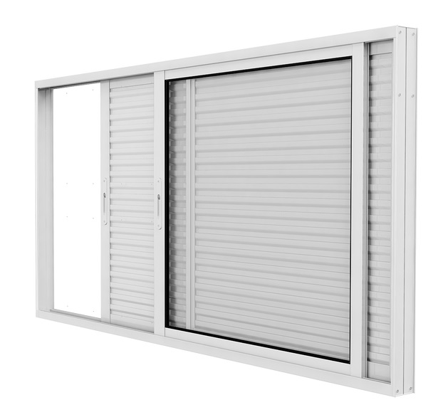 VENEZIANA AL.BCO 3F VDF     100X150 SEM GRADE ref. 10039