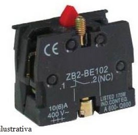 COMANDO BOTAO CONTATO AUX.ZB2BE 102 NF ref. 020016