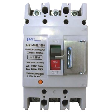 DISJUNTOR CX.MOLDADA TRIP 100A DJM1-100L ref. 020399