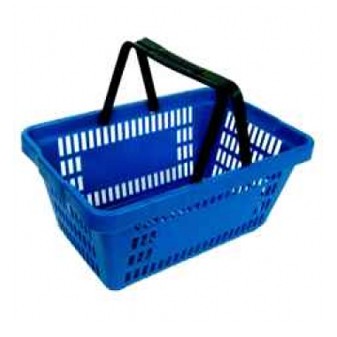 CESTO PLASTICO MERCEARIA 13L 20X29X44 AZUL ref. 020472