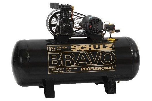 COMPRESSOR AR SCHULZ CSL 10BR/200 BIVOLT BRAVO ref. 021559