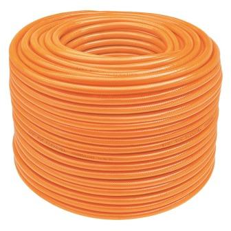 MANGUEIRA BOBINA PVC.TRANC. FLEX LARANJA     1/2 ref. 021585