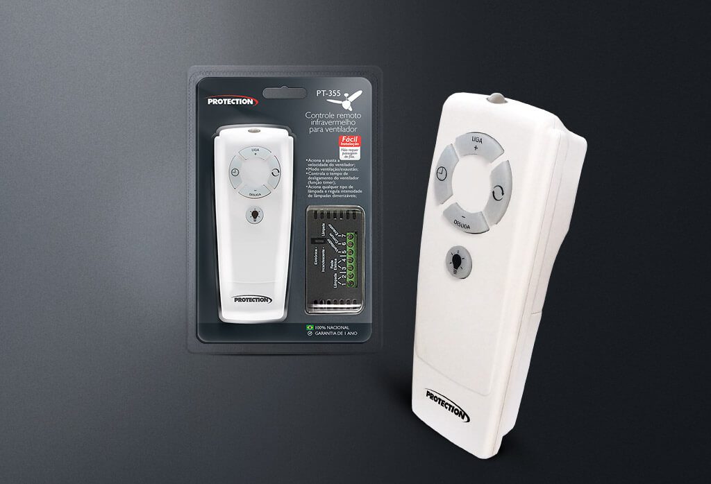 CONTROLE VENTILADOR REMOTO LIGA FACIL PT 355 ref. 022878