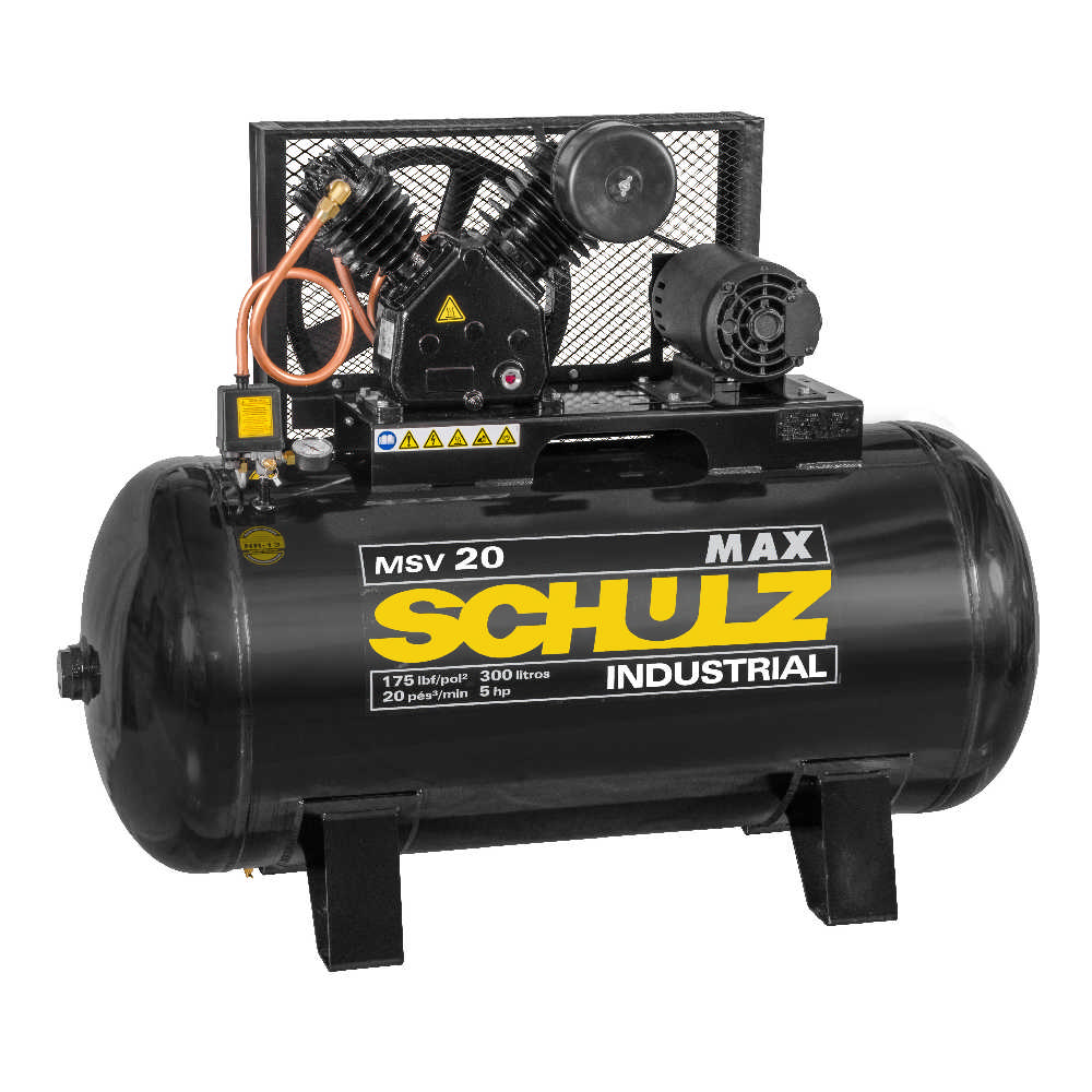 COMPRESSOR AR SCHULZ MSV 20/300 TRIFASICO MAX ref. 023013