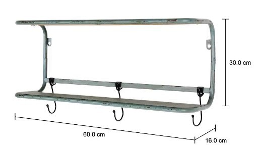 NICHO MAD PRATELEIRA SOUTENIR 30X60X16 ref. 023565