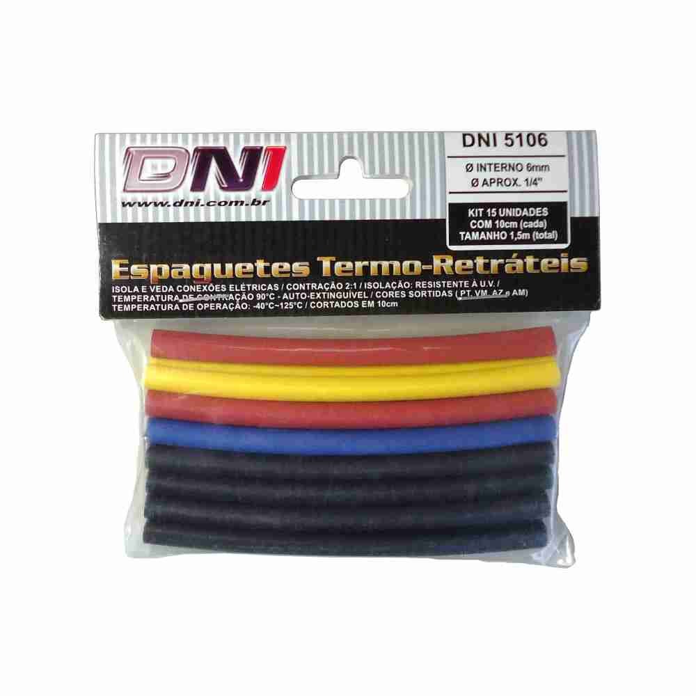 ESPAGUETE TERMO RETRATIL 06MM C/15 PC 5106 ref. 023735