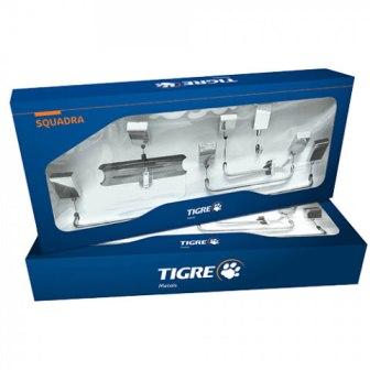 KIT BANHO FABRIMAR INOX    5 PC SQUADRA 5000-SQD-CR ref. 024135