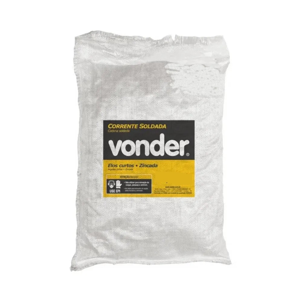 CORRENTE SOLDADA 6,5MM 1/4 SACO COM 25KG ref. 024269
