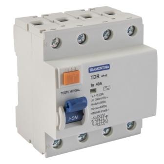 DISJ INTERRUPTOR TRAMONTINA DR 4 TETRAPOLAR 40-A ref. 024662