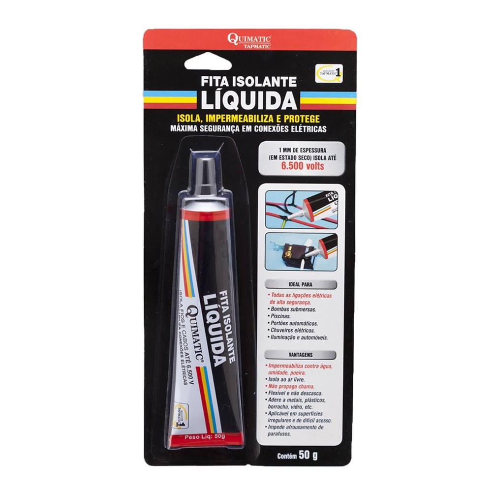 FITA ISOLANTE   LIQUIDA 50G PRET TAPMATIC ref. 024904