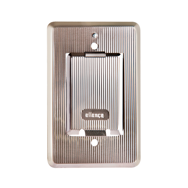 ESPELHO ARMADOR REDE 7323 INOX POLIDO ref. 025003