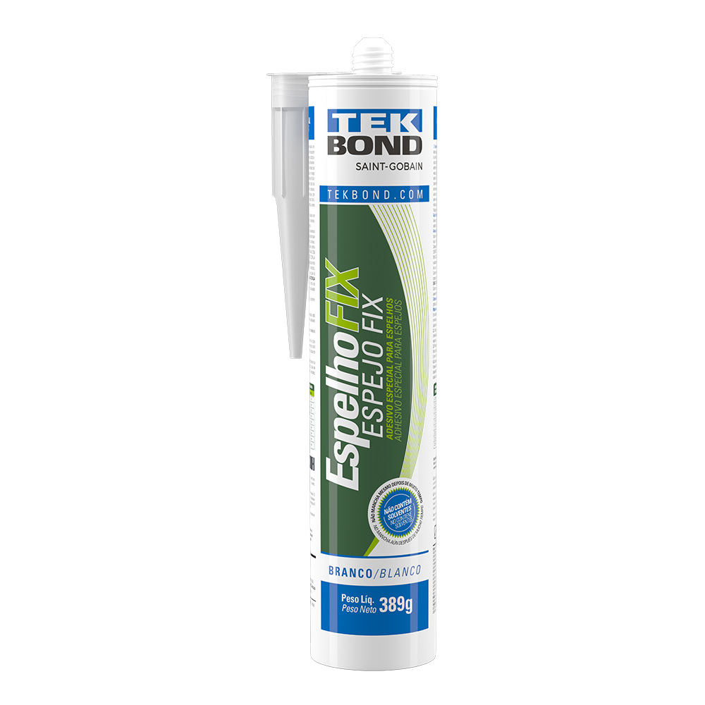 COLA SELANTE FIXA ESPELHO 389G BRANCO ref. 025085