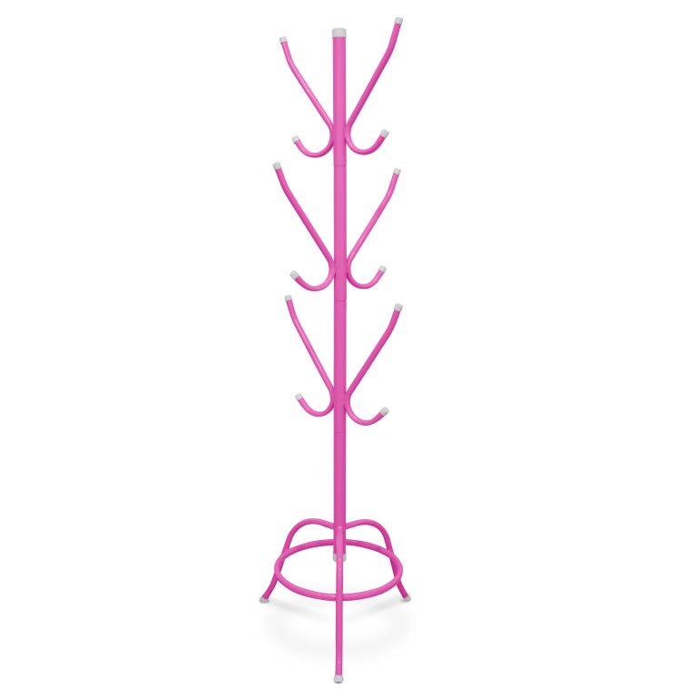 CABIDEIRO 12 GANCHOS ACOMIX 10603 ROSA ref. 025391