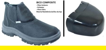 BOTINA SAPATAO SEG. BICO COMPOSITE 37 PPP 75 BIDEN. ref. 025405
