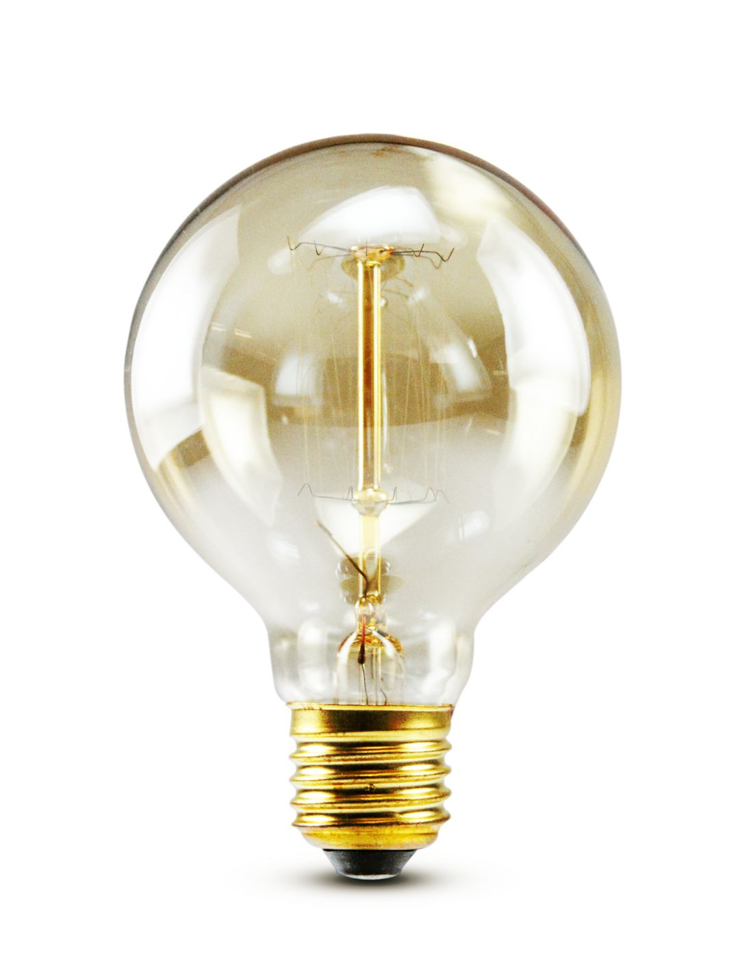 LAMPADA FILAMENTO CARBONO 40W 2400K AMBAR 127V G80 ref. 025447