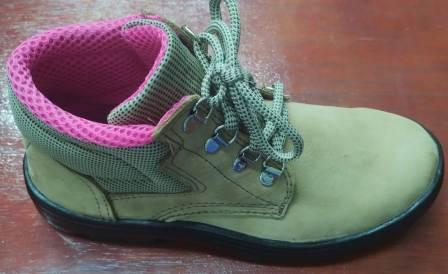 BOTINA COTURNO BOT BICO PVC 37 311-AREIA-ROSA FILET. ref. 025753