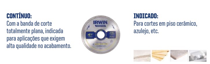 DISCO CORTE DIAM.  4.1/2 ESMER CONTINUO IRWIN IW47451 ref. 025926