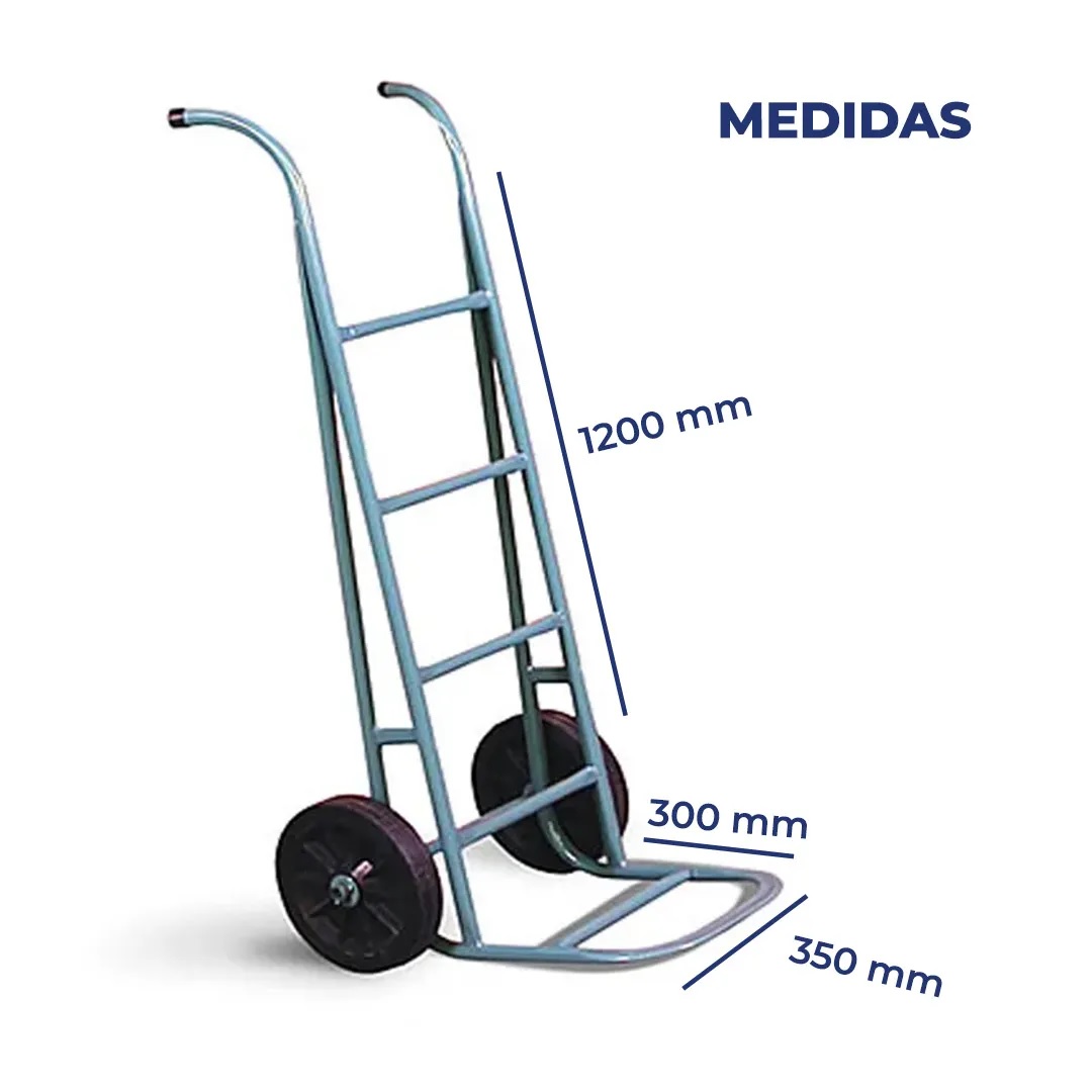 CARRINHO  P/ CARGA 120KG RODA MACICA METALPAMA ref. 025940