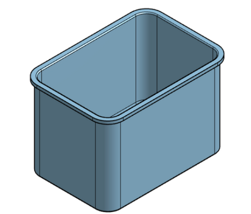 CUBA INOX CONFORME PROJETO LABORATORIO LCQMP ref. 026071
