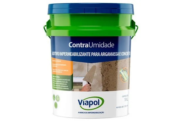 VIAPOL CONTRA UMIDADE (VEDACIT)    BALDE 18 LITROS ref. 026163