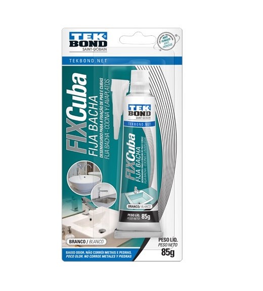 COLA SELANTE FIXA CUBA 085G BRANCO CARTELA ref. 026234