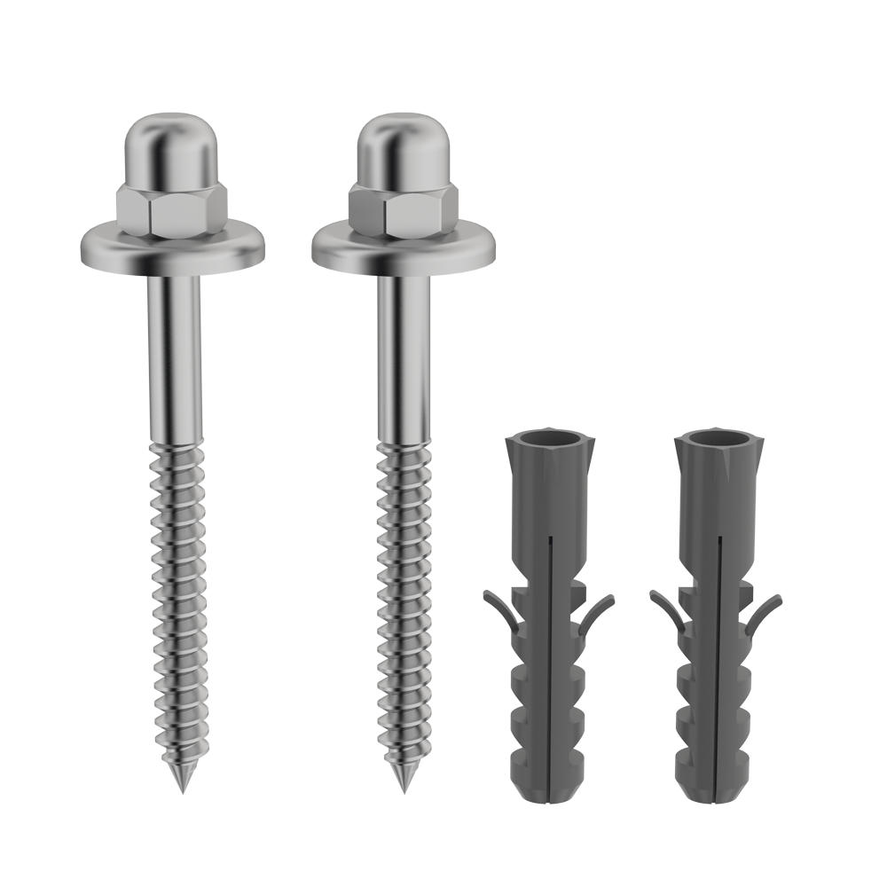 PARAFUSO P/ VASO INOX BUCHA 10 X  90MM - 2PC CENSI ref. 026365