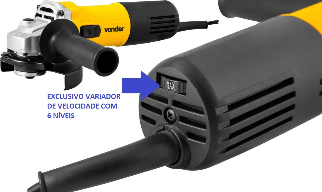 ESMERILHADEIRA VONDER 5P EAV905 220V 900W C/ VELOCI ref. 026506