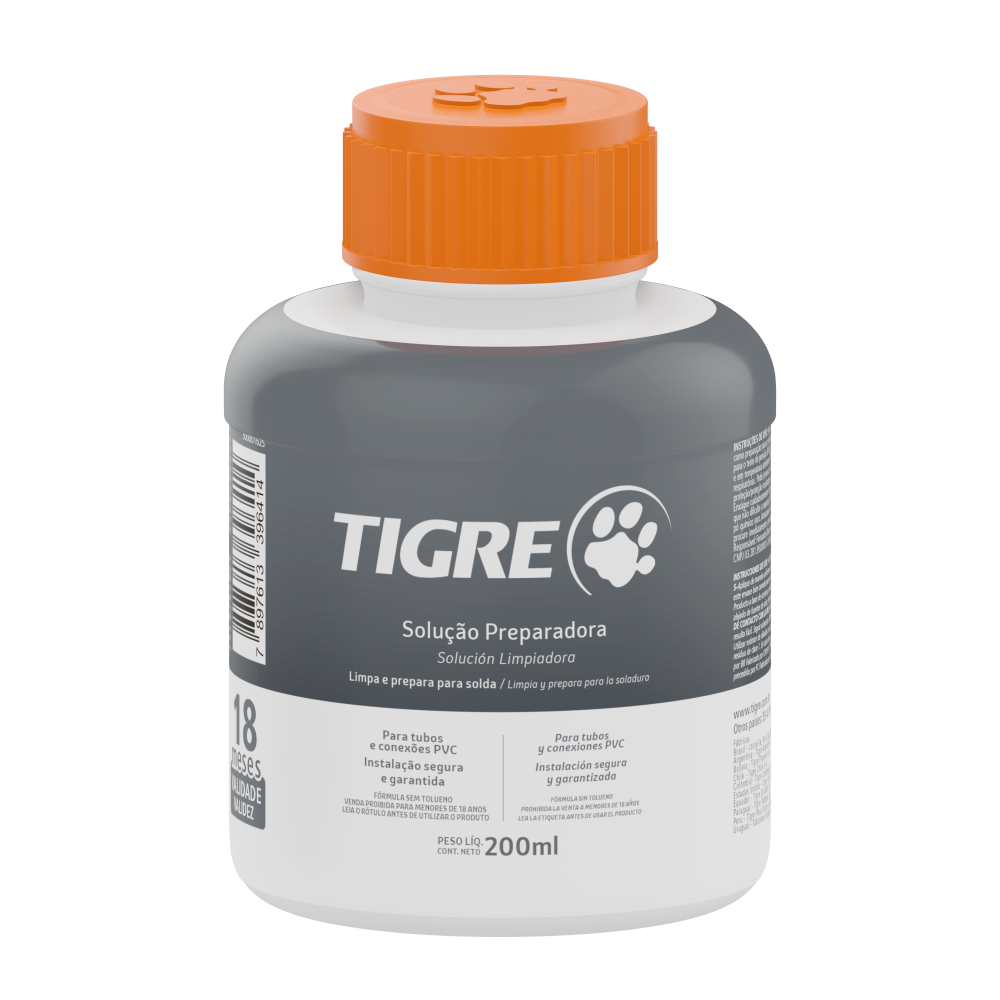 SOLUCAO LIMPADORA 200GR TIGRE ref. 09.0086