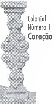 BALAUSTRE CIMENTO 0.75CMT CORACAO ref. 10.0061