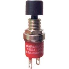 CHAVE ELETR. PUSHBUTTON BOTAO 18533 VERMELHA ref. 12.0516