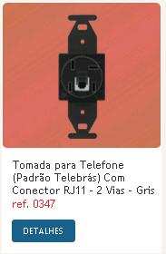 CONJ.SEM ESPELHO TOMADA FONE REDOND ***F.L*** ref. 12.1305