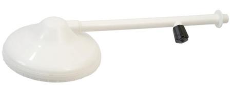 CHUVEIRO FRIO PVC HERC 04 C/REGISTRO ref. 13.0260