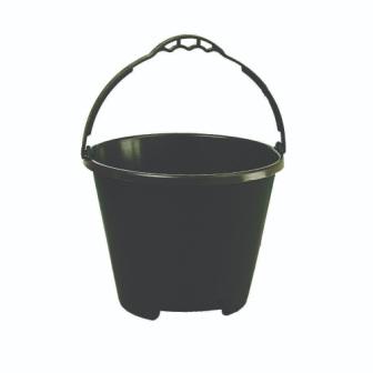BALDE  PLASTICO 12LTRS PRETO ref. 14.0150