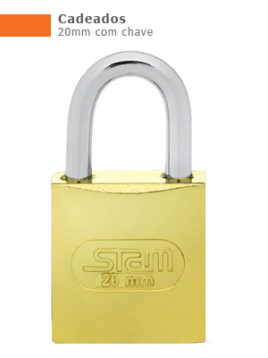 CADEADO STAM ZAMAC 20 MM CCSI (SEGREDO IGUAL) ref. 022584