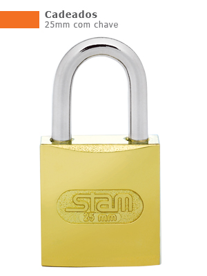 CADEADO STAM ZAMAC 25 MM ref. 14.0198