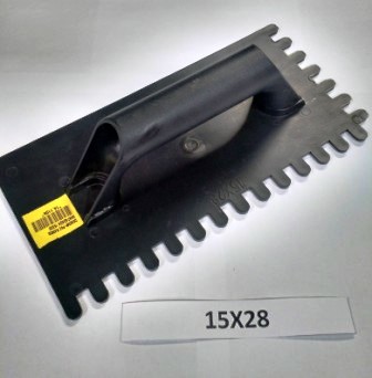 DESEMPENADEIRA PVC RAMOS 15X28 DENTADADA ref. 14.1196