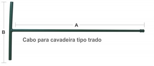 CABO FER. TRADO TEE COMPLETO 1.00 METRO ref. 14.1578