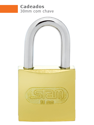 CADEADO STAM ZAMAC 30 MM ref. 14.7770