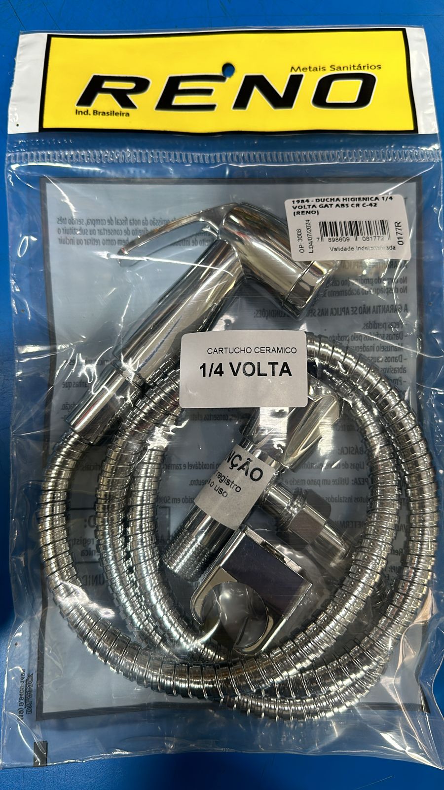 DUCHA HIGIENICA M.ABS 1/4V C42 GATILHO CROMADO ref. 177R