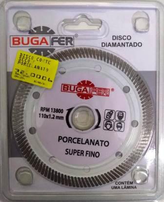 DISCO CORTE DIAM.  4.1/2 TURBO BUGAFER PORCELANATO ref. 32.0006