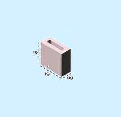 BLOCO CIMENTO  VEDACAO 09X19X19-1/2 ref. 61.0006