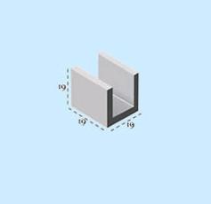 BLOCO CIMENTO  VEDACAO CANALETA 19X19X19-1/2 ref. 61.0022