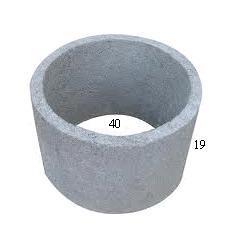 BLOCO CIMENTO PILAR REDONDO 40X19 ref. 61.0039