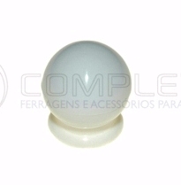 PUXADOR ABS 034.003.01 BOLA GDE BRANCO ref. 018754