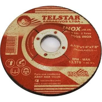 DISCO DESBASTE A 4.1/2X7/8 INOX ref. 019616