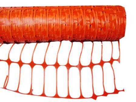 TELA PLASTICA  TAPUME LARANJA 1.20MT ** METRO ** ref. 02.0107
