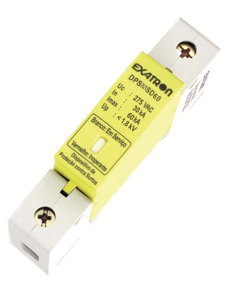 DPS DIN 60KA DISPOSITIVO PROTECAO SURTO BIVOLT ref. 021084