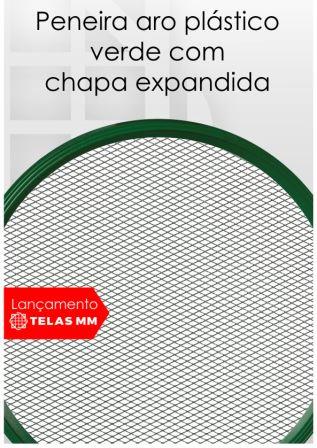 PENEIRA ARO PLASTICO VERDE 55 AREIA   EXPANDIDA ref. 021621