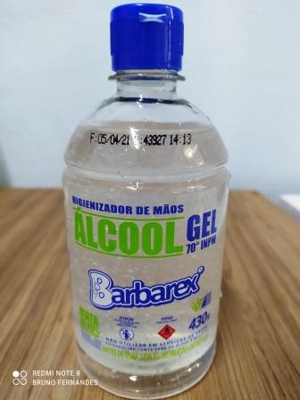 ALCOOL GEL 500ML 70% C/ ALOE VERA ref. 023377